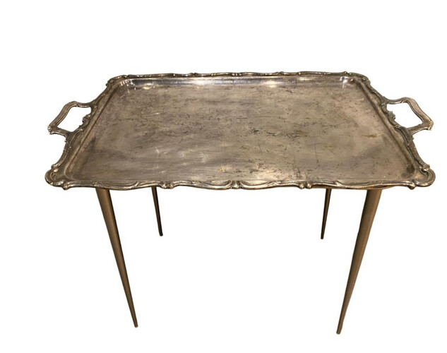 Rectangular Antique Tray Table - Large Size