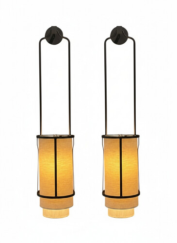 Wall hanging light bronze color set of 2 pcs