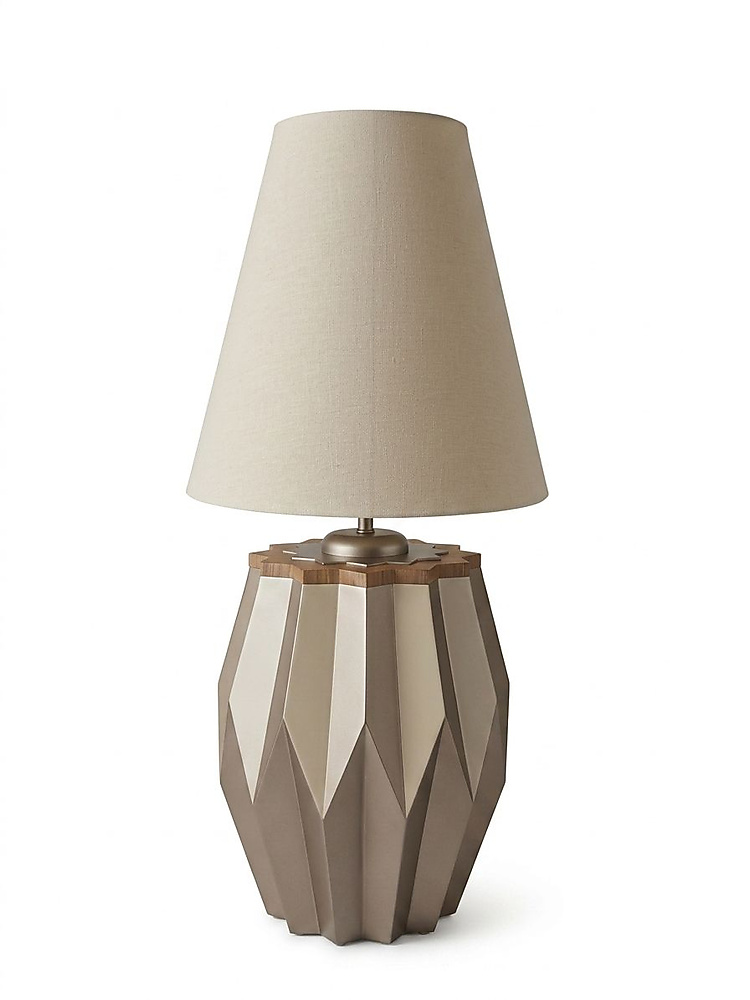 Zigzag shape metal lamp