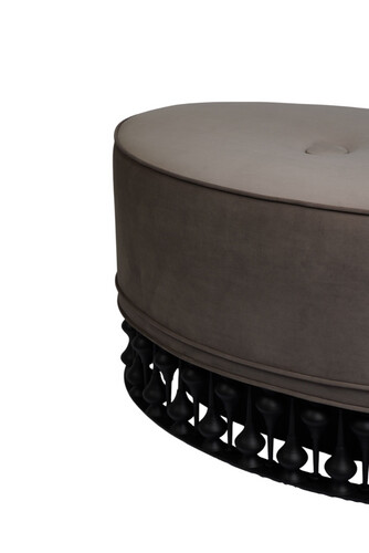 Black color marash oval buff