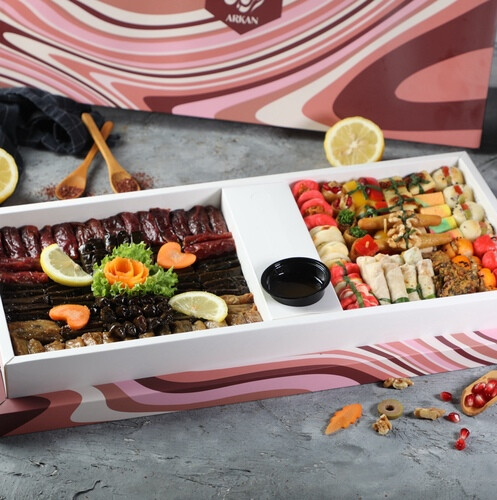 Zwara Big Box 60 Pcs Mix Pastry 150 Pcs Mix Vine Leaves