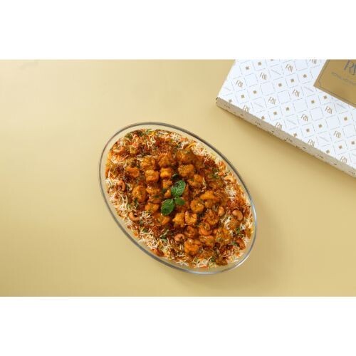 Shrimp biryani
