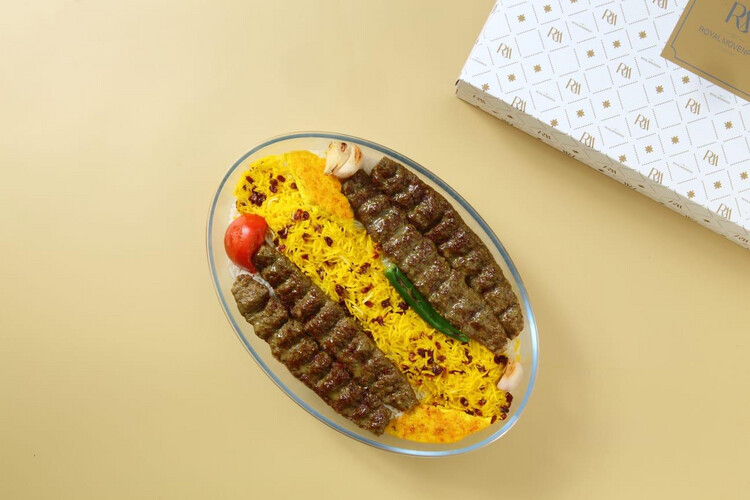 kabab with Iranian rice
