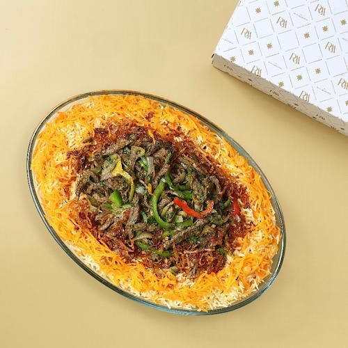 MEAT WITH RICE AND CARROT