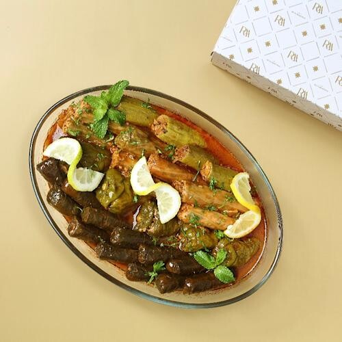 Mixed Mahashi (zucchini, vine leaves, cabbage)