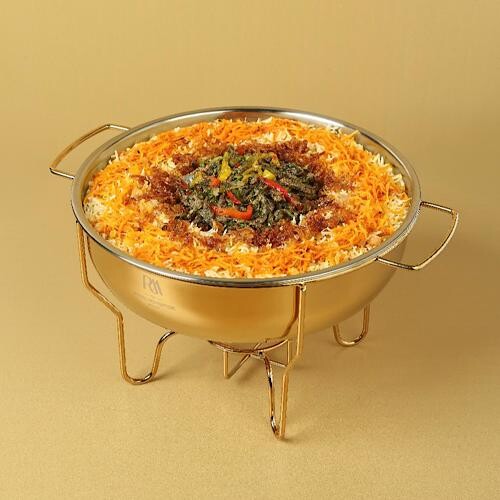 MEAT WITH RICE AND CARROT
