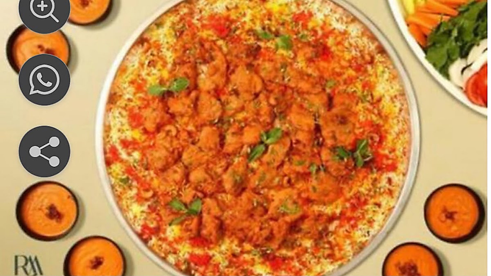 chicken biryani tray