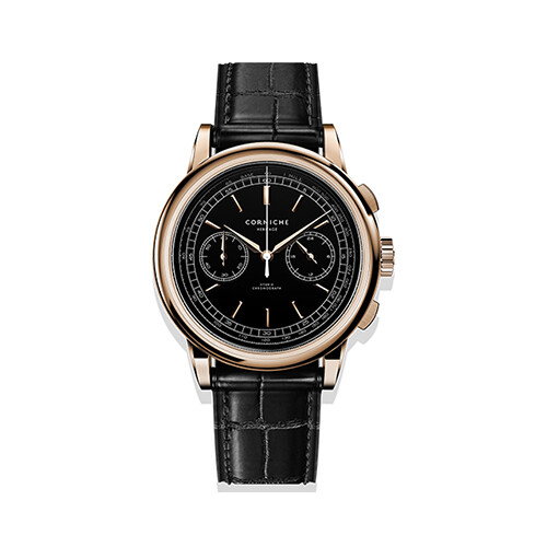 CORNICHE Rose Gold With Black