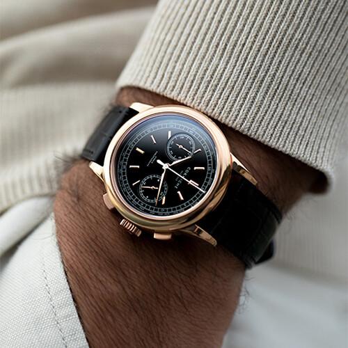 CORNICHE Rose Gold With Black