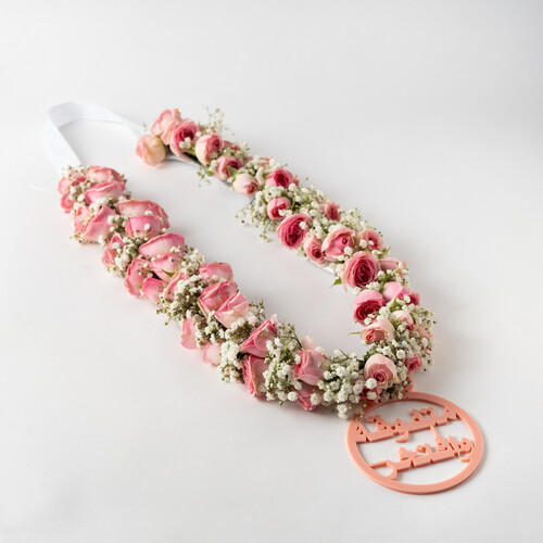 Natural rose collar 1