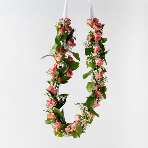 Natural rose wreath 5