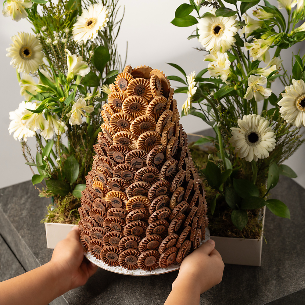 Rose and chocolate arrangement for graduation 2
