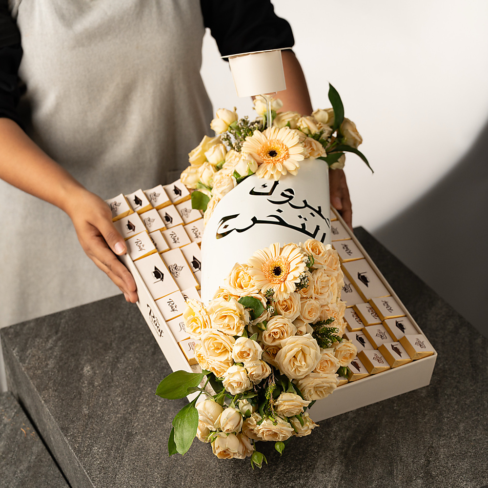 Rose and chocolate  for graduation6