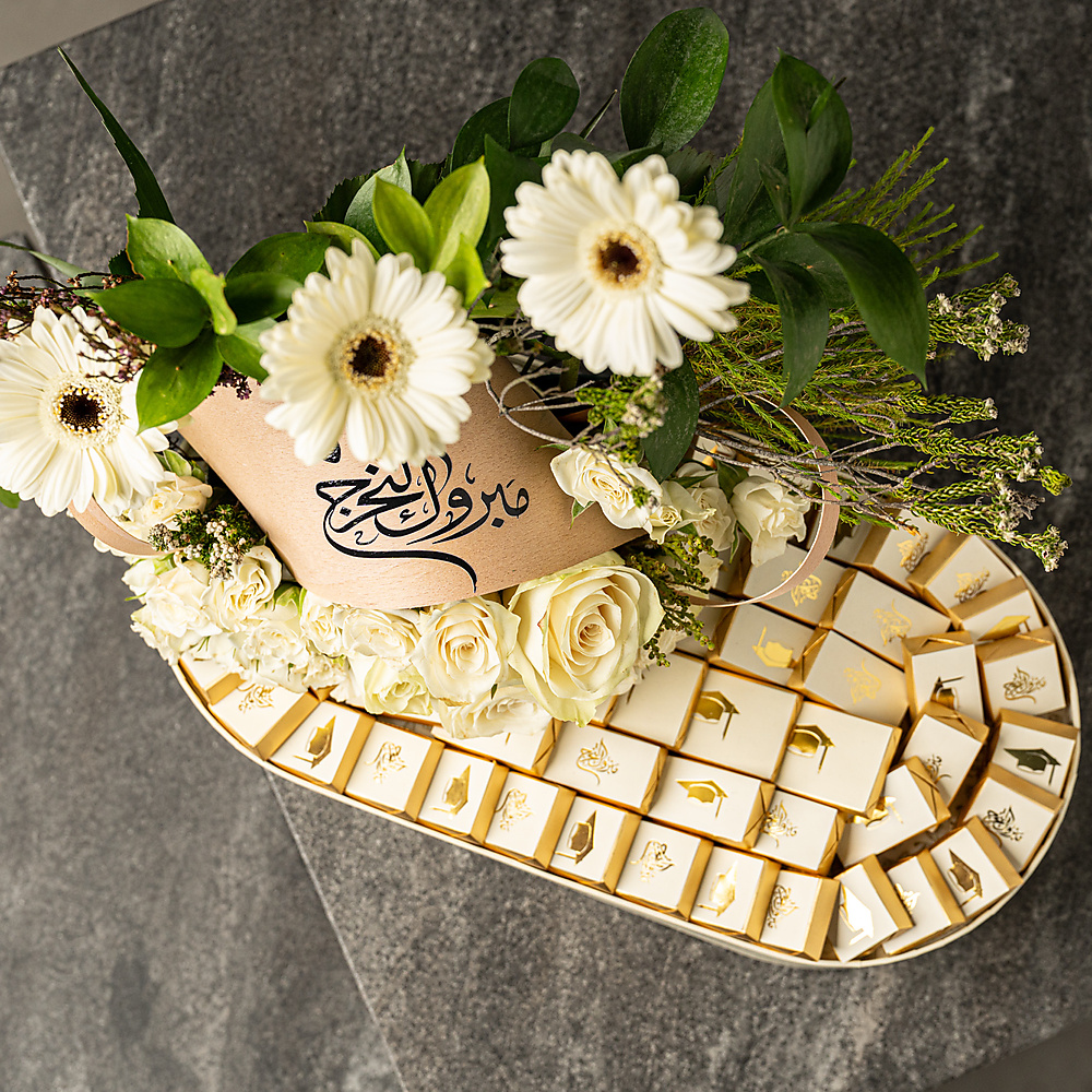 Rose and chocolate  for graduation 8