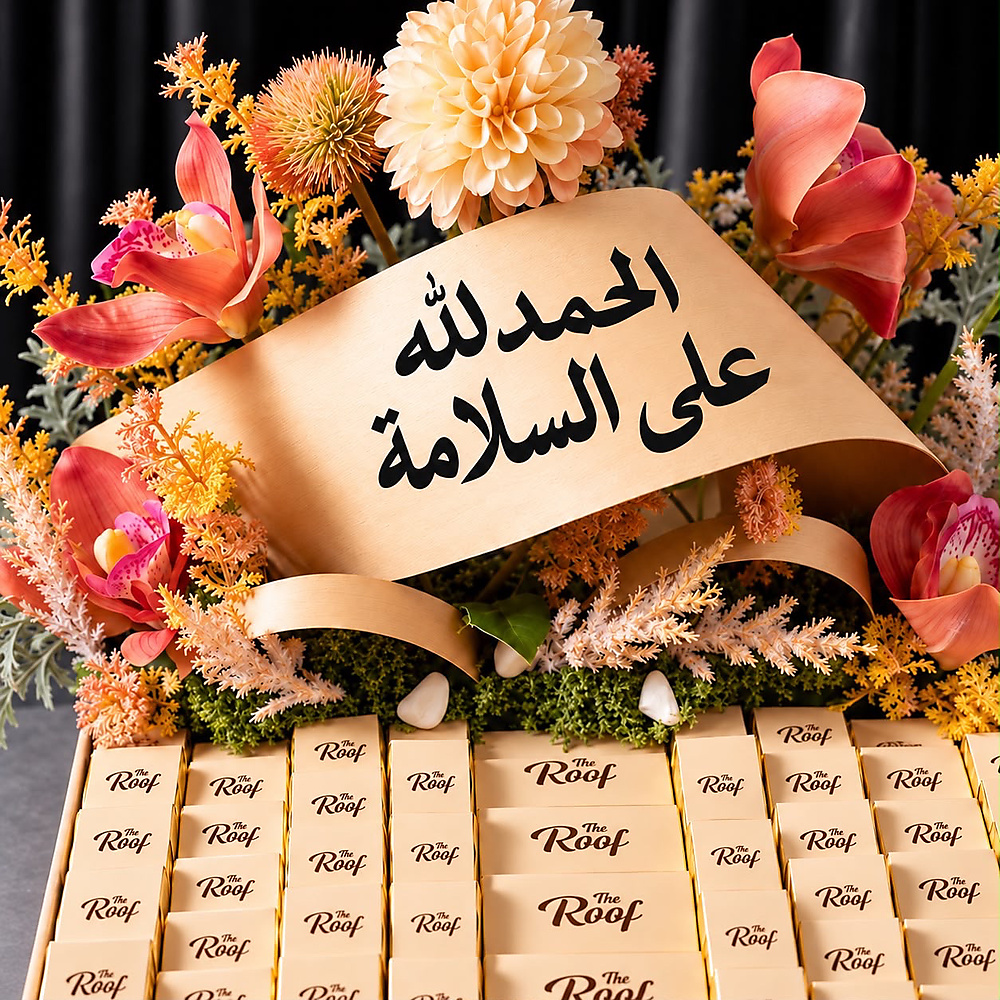 The Roof rose arrangement with wrapped cocoa  8