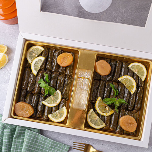 Grape Leaves With Olive Oil And Lemon