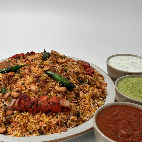 Chicken Biryani W/Nuts