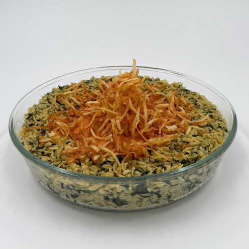 اورزو الدجاج بالسبانخ