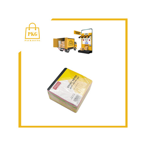 ورق ملاحظات ملون 400حبة 7.3×7.3