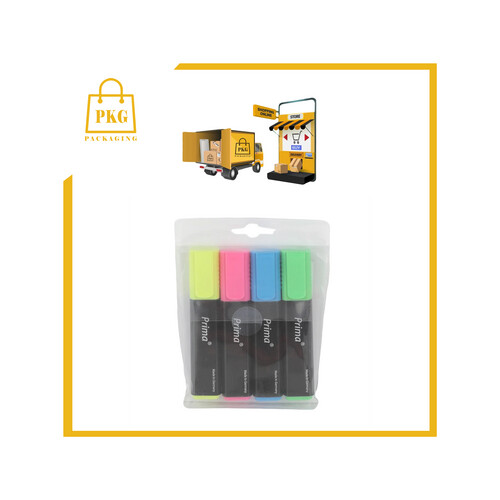 قلم تظهير ملاحظات الوان 4×1