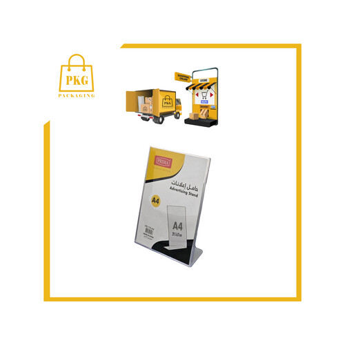 استاند فيبر جلاس اعلانات طولي اي فور