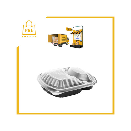 صحن مكرويف 36 اونص مع الغطاء مقسم 2 شد 250