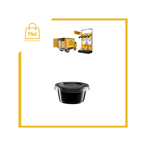 علبة صوص اسود 2 اونص مع الغطاء شد2000