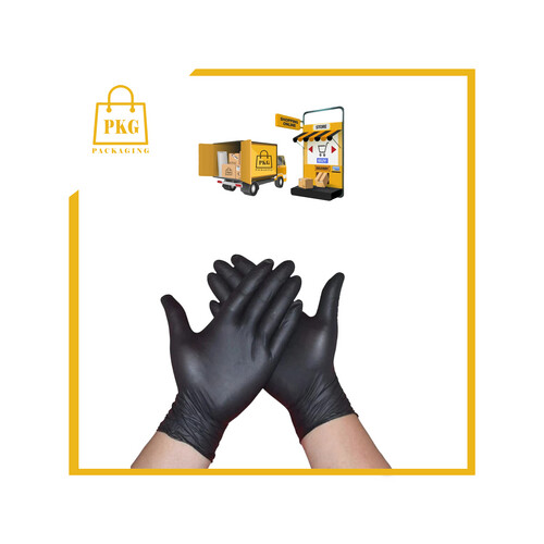 قفاز فينال اسود XL شد 700