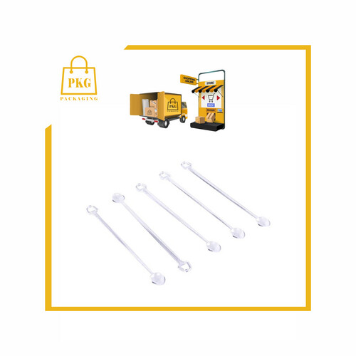 محرك قهوة بلاستك شفاف 13سم شد 2400