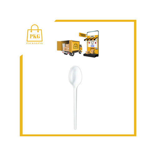 ملعقة شاي بلاستك شفاف شد 1000