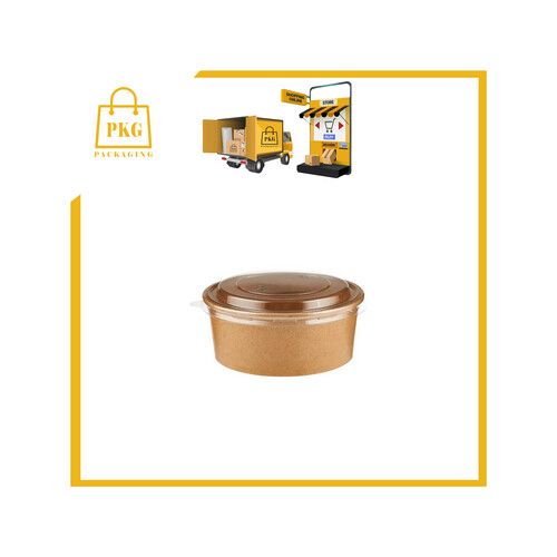 Kraft paper bowl, 500 ml, Pack 300