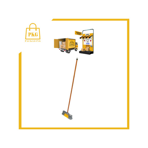 مكنسة ناعمة مع عصا