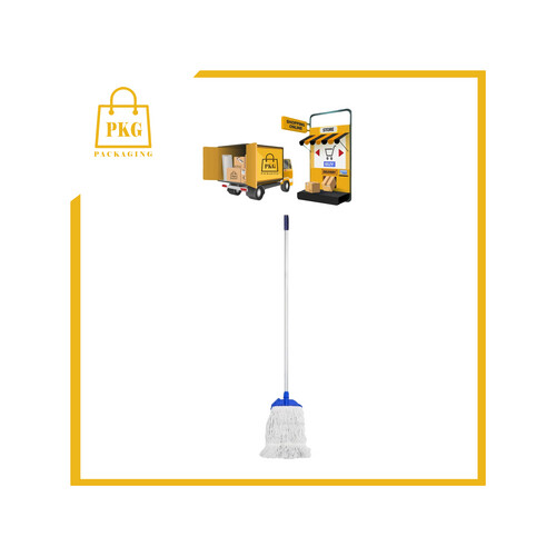 موب شعر مع العصا ازرق