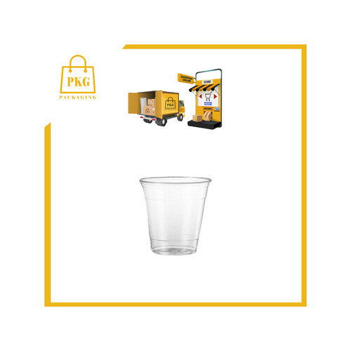 كاسة بلاستك عصير شفاف 12 اونز  شد 1000
