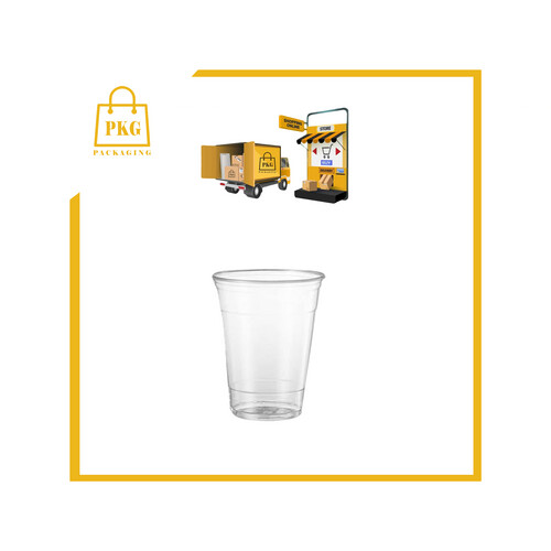 كاسة بلاستك عصير شفاف 16 اونز  شد 1000
