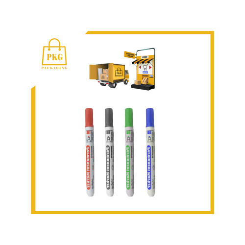 قلم خطاط ماركر4 الوان 1×4