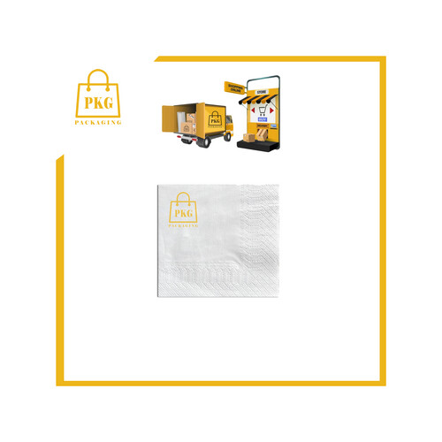 منديل ابيض 24×24 مطبوع شد 2400