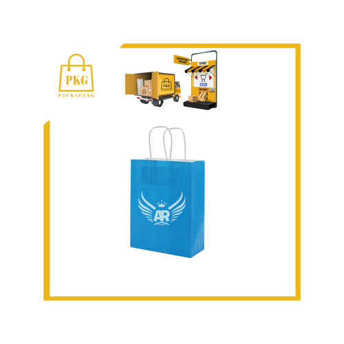 كيس ورق علاقي مطبوع XL قاعدة 18 شد 200 حبة