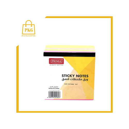 ورق ملاحظات ملون 400حبة 7.3×7.3