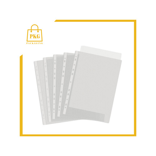 ملف تجليد اي فور مخروم 100 حبة