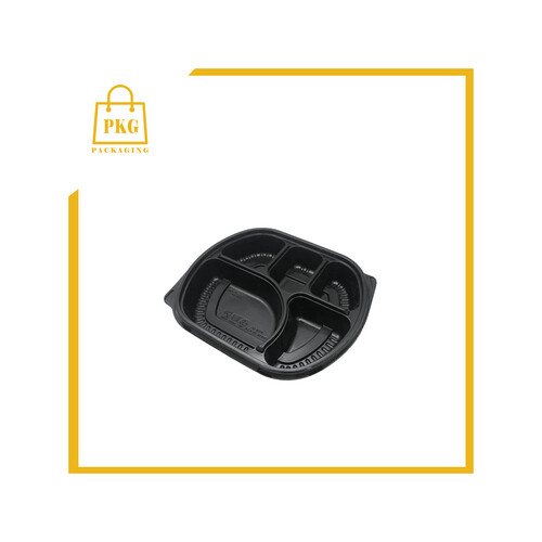 صحن مكرويف 36 اونز مع الغطاء مقسم 5 شد 250