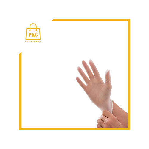 قفاز فينال شفاف L شد 700