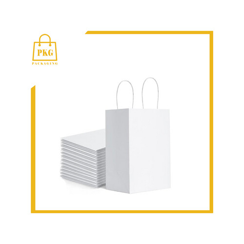 كيس ورق L علاقي ابيض قاعدة 16 شد 10 كيلو