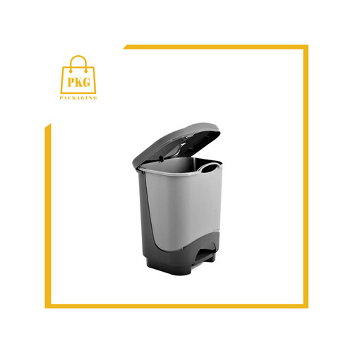 سطل نفايات بلاستك 15 لتر دعاسة