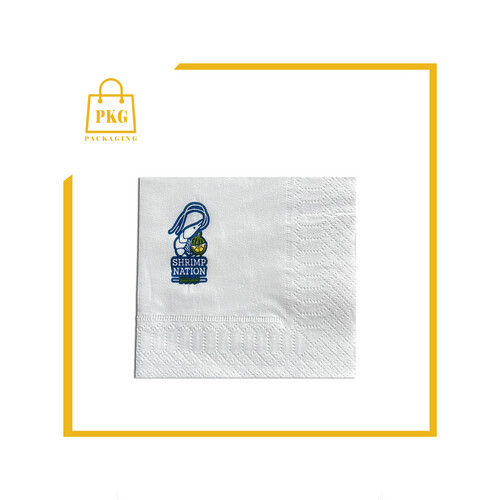 منديل ابيض 40×40 مطبوع شد 1800