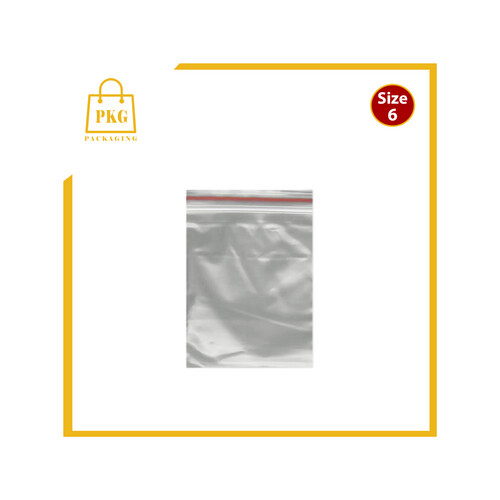 كيس لحمة مقاس 6 بقفل  12×17سم 3500 حبة