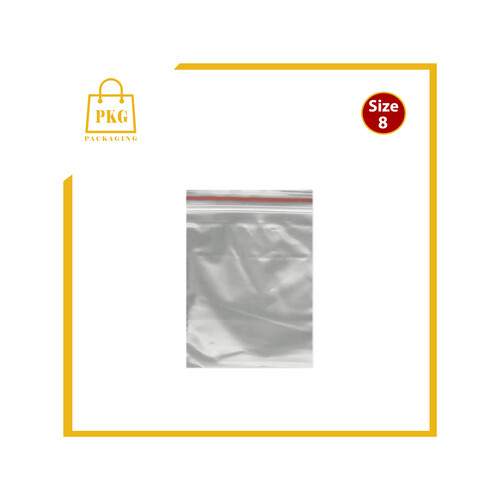 كيس لحمة مقاس 8 بقفل 17×24سم 2000 حبة