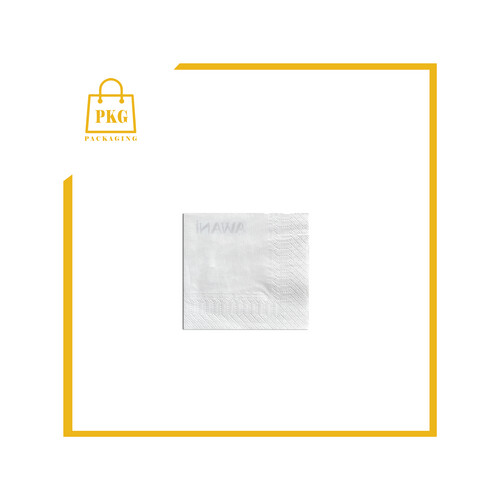 منديل ابيض 24×24 مطبوع شد 2400