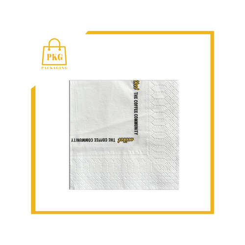 منديل ابيض 40×40 مطبوع شد 1800