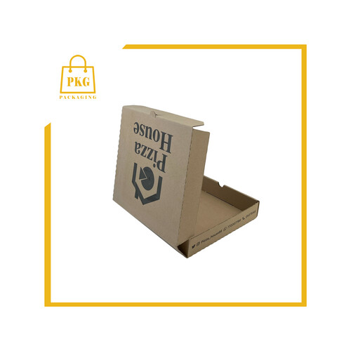 علب بيتزا كرتون كرفت مطبوعة 30×30×4سم حبة اقل كمية 5000
